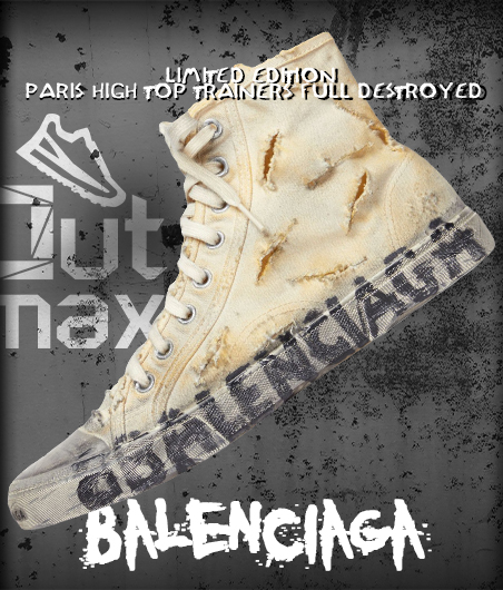 Грязные кроссовки Balenciaga Paris Full Destroyed