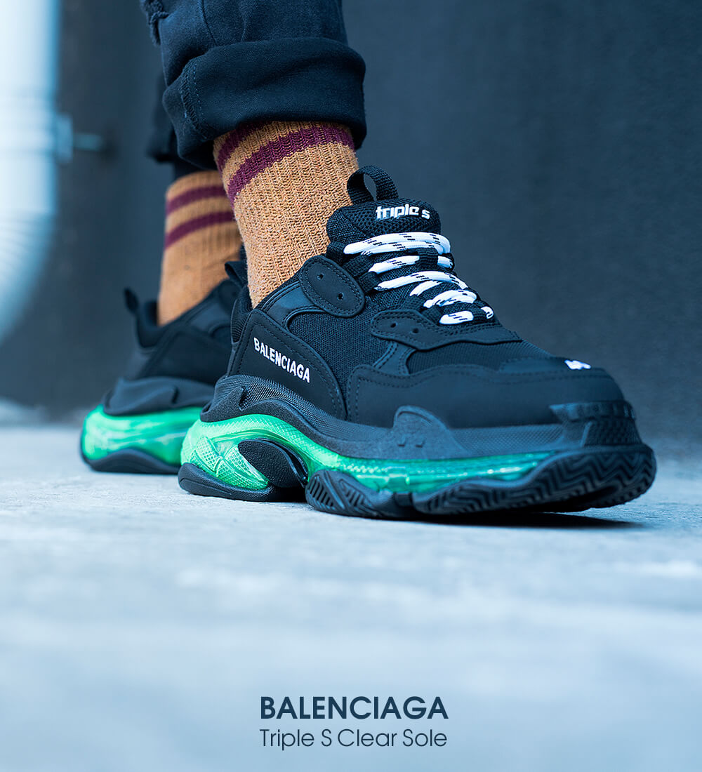 Кроссовки Balenciaga Triple S Clear Sole 